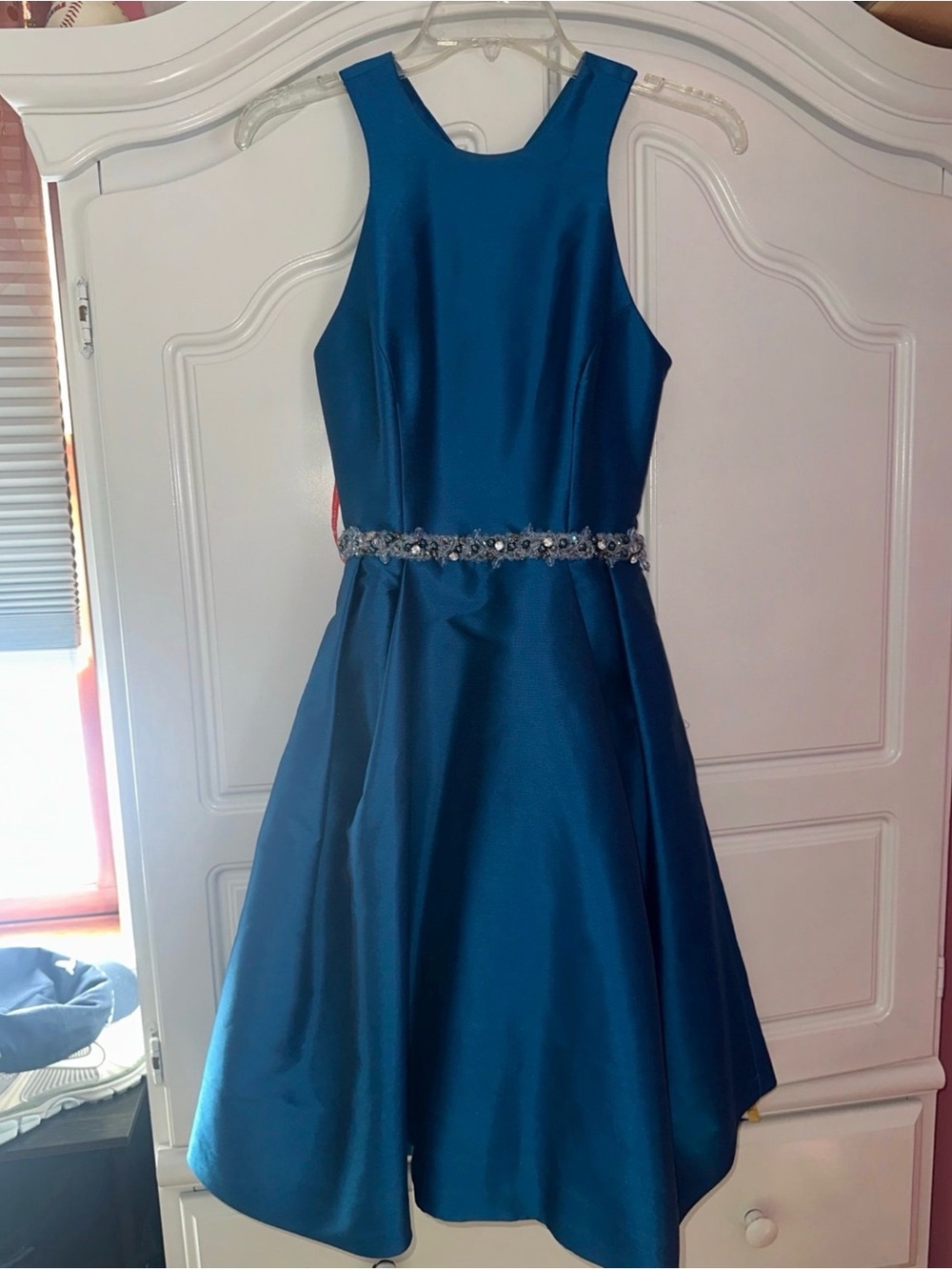 Monique Lhuillier Blue Cocktail Dress – Size 4 (Like New, Worn Once)